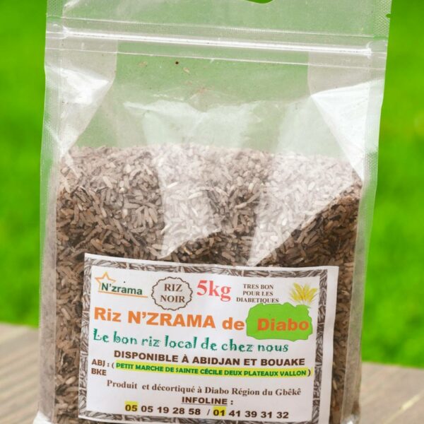 RIZ N’ZRAMA DE DIABO – RIZ NOIR 5KG